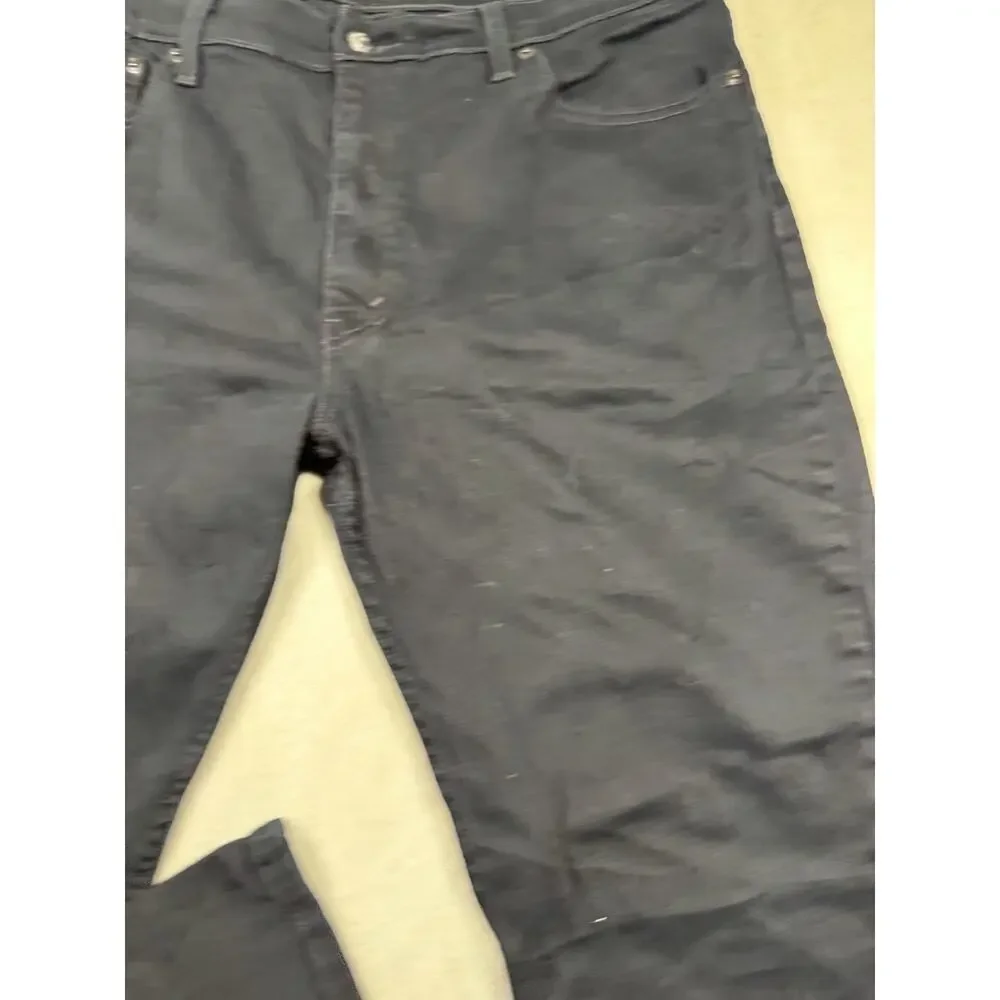 Levi’s 514 Straight Fit Black Jeans Men’s 40x30 Stretch Denim Pants